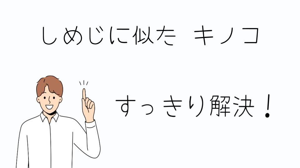 「しめじに似たキノコを食べる際の注意点」